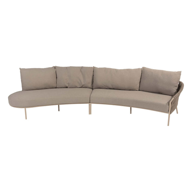 4 Seasons Outdoor Comino loungebank + low dining stoel