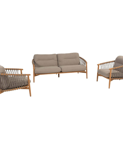 4 Seasons Outdoor Nora Lounge Set ohne Kaffeetisch
