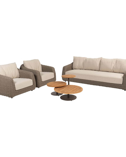 4 Seasons Outdoor Maxime Lounge Set + Volta Kaffeetische Terre