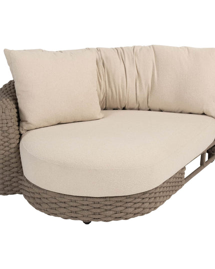 4 Seasons Outdoor Maxime Chaise Lounge Bank + Boaz Kaffeetische Terre