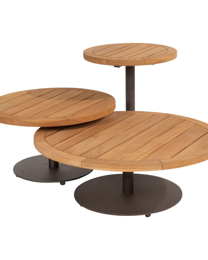 4 Seasons Outdoor Maxime Lounge Set + Volta Kaffeetische Terre