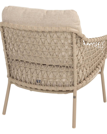 4 Seasons Outdoor Sardinia Bistro Lounge Set + Boaz Seitentabelle 45 Ø CM
