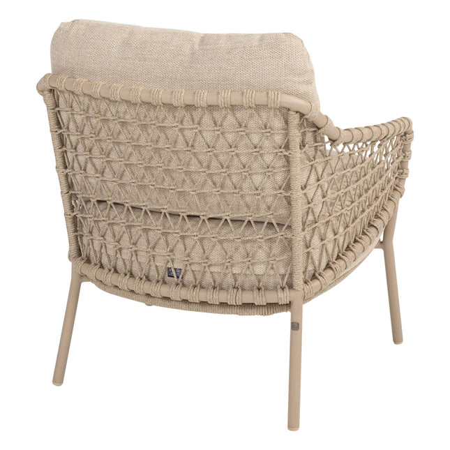 4 Seasons Outdoor Sardinia bistro loungeset + Boaz bijzettafel 45 Ø cm