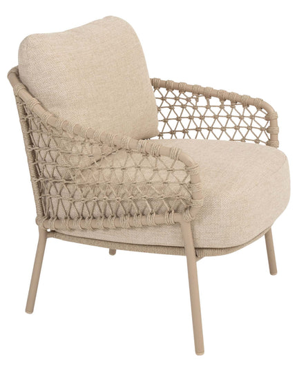 4 Seasons Outdoor Sardinia Bistro Lounge Set + Boaz Seitentabelle 45 Ø CM