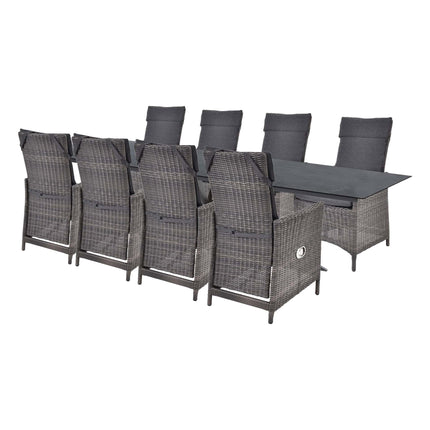 4 Seasons Outdoor Minerva tafel HPL blad slate anthracite 280 cm