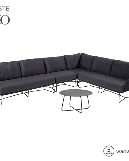 Taste 4SO Belmond Corner Sofa + Mitte + Dali Couchtisch 73 Ø CM