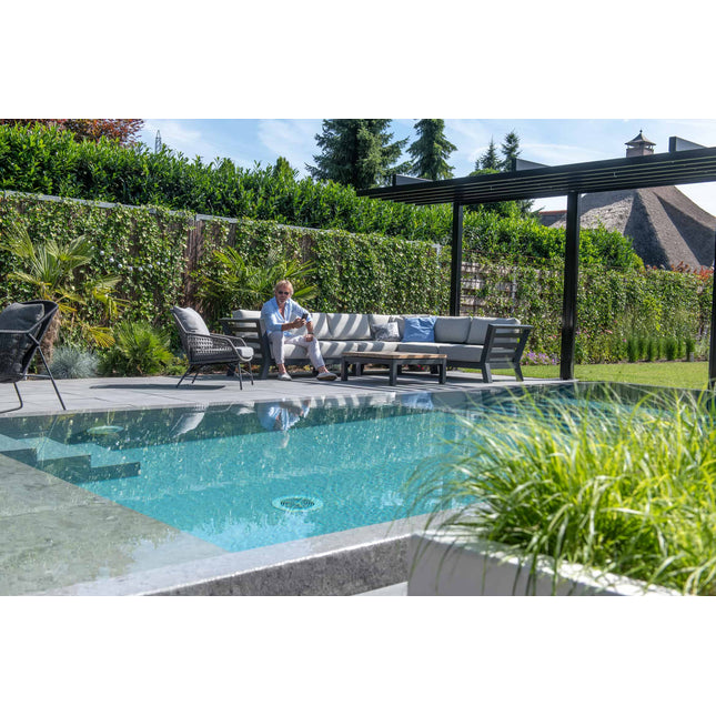 4 Seasons Outdoor Meteoro loungeset + center + Capitol salontafel 90 x 90 cm