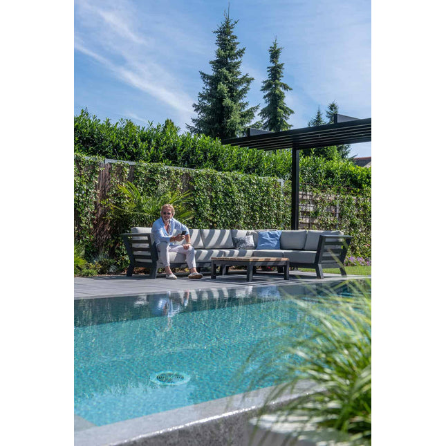 4 Seasons Outdoor Meteoro loungeset + center + Capitol salontafel 90 x 90 cm