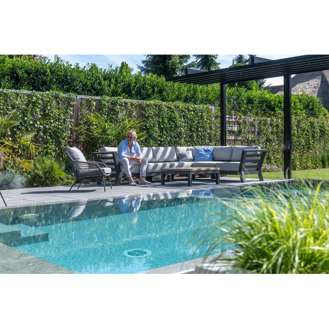 4 Seasons Outdoor Meteoro loungeset + center + Capitol salontafel 90 x 90 cm