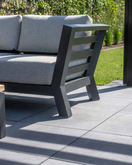 4 Seasons Outdoor Meteoro Lounge Set + Mitte + Kosmische Kaffeetische HPL