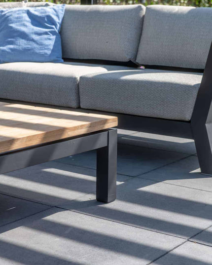 4 Seasons Outdoor Meteoro Lounge Set + Mitte + Capitol Couchtabelle 90 x 90 cm