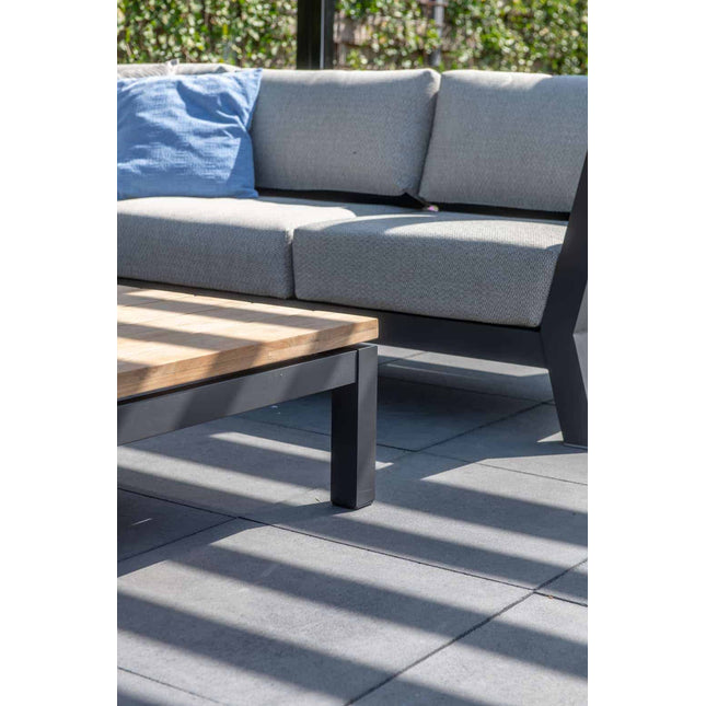 4 Seasons Outdoor Meteoro loungeset + center + Capitol salontafel 90 x 90 cm