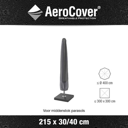 4 Seasons Outdoor Shanghai Parasol 300 cm Ø Taupe
