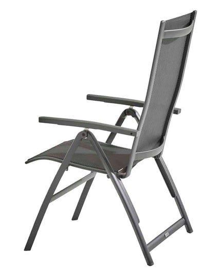 Taste 4SO Cadiz verstelbare stoel + Ridge tafel antraciet 220 cm