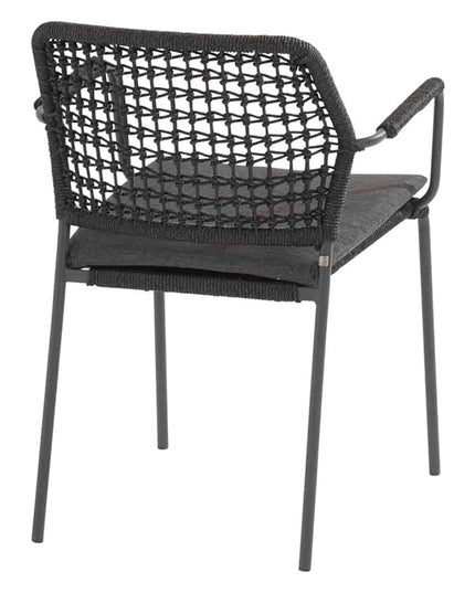 Taste 4SO Barista Dining Anthrazit + Prado Teak Tabelle 160 Ø cm