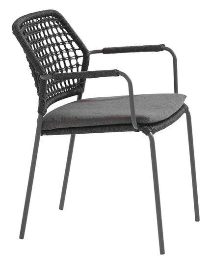 Taste 4SO Barista Dining Anthrazit + Botschafter Teaktabelle 240 cm