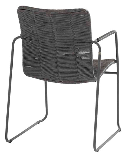 Taste 4SO Palma Dining Anthrazit + Basso Teaktabelle 240 cm