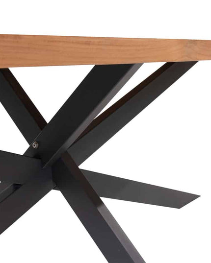 Taste 4SO Parma Stackbares Essen + Prado Teaktisch Oval 240 cm