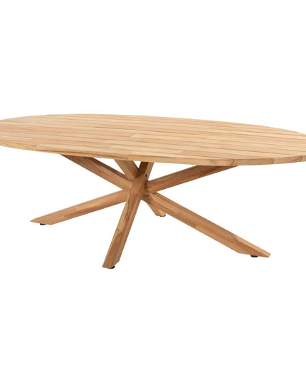 4 Seasons Outdoor Levi Stackbares Essen + Geschmack 4SO Prado Teak Tisch Oval 240 cm