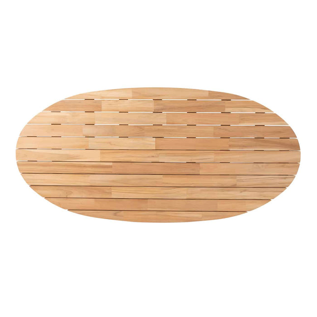4 Seasons Outdoor Puccini dining + Taste 4SO Prado teak tafel ovaal 240 cm