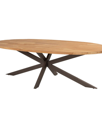 4 Seasons Outdoor Veneto Dining Terre + Geschmack 4SO Prado Teaktisch Oval 240 cm