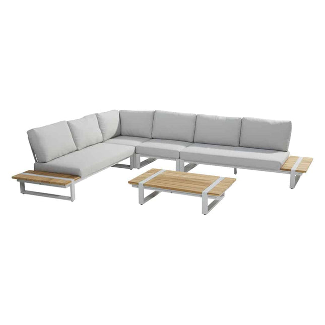 Taste 4SO Country loungeset frost grey + center + salontafel