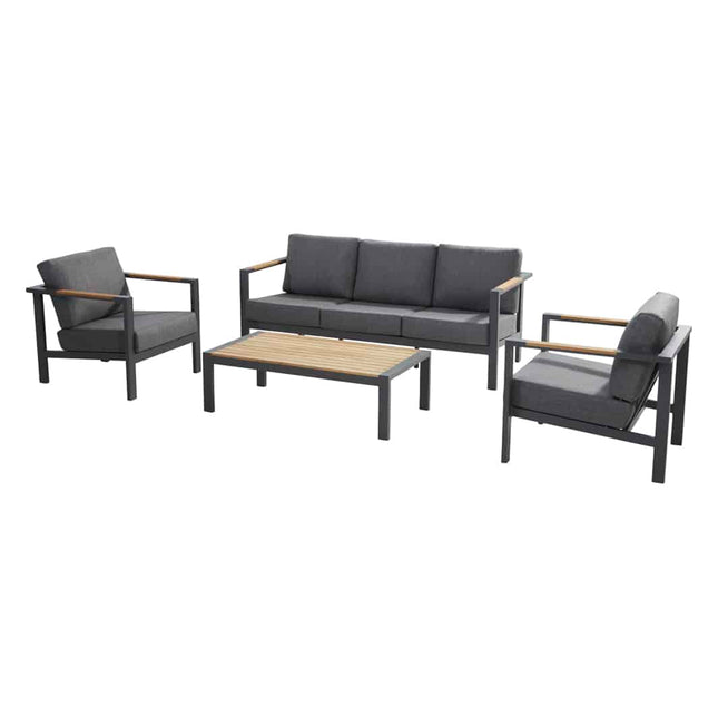 Taste 4SO Ginger loungeset antraciet + salontafel 120 x 64,5 cm