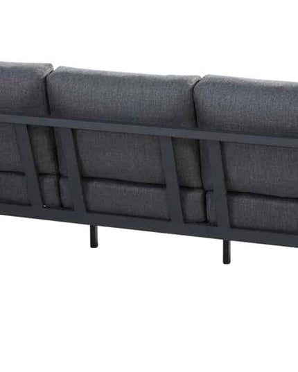 Taste 4SO Ingwer Lounge Set Anthrazit + Kaffeetabelle 120 x 64,5 cm