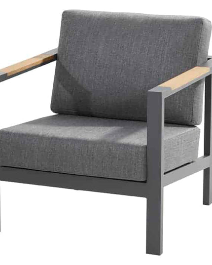 Taste 4SO Ingwer Lounge Set Anthrazit + Kaffeetabelle 120 x 64,5 cm