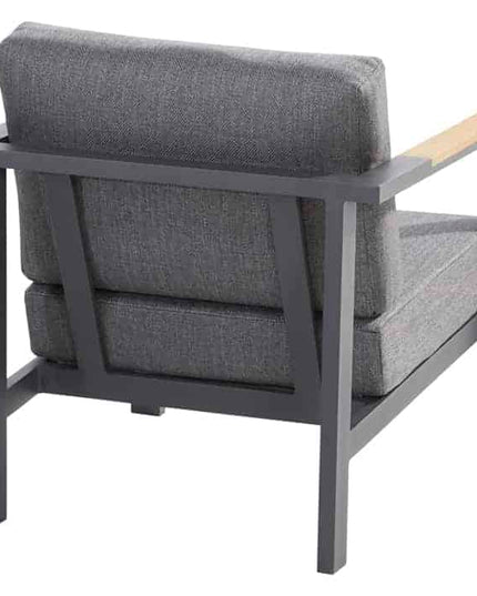 Taste 4SO Ingwer Lounge Set Anthrazit + Kaffeetabelle 120 x 64,5 cm