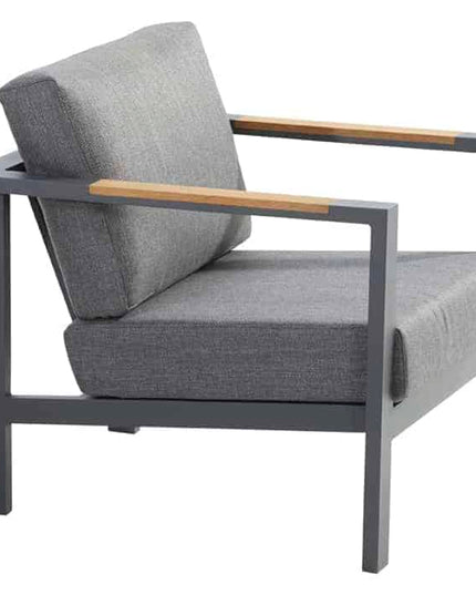 Taste 4SO Ingwer Lounge Set Anthrazit + Kaffeetabelle 120 x 64,5 cm