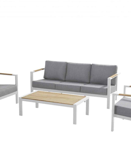 Taste 4SO Ginger loungeset wit + salontafel 120 x 64,5 cm