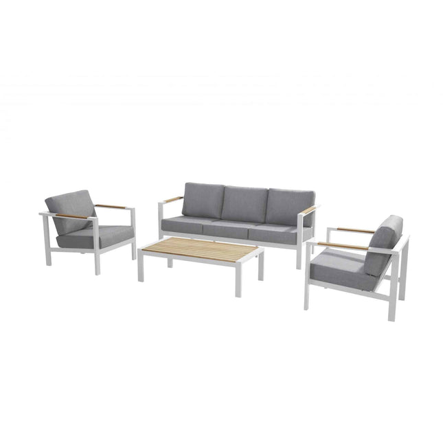 Taste 4SO Ginger loungeset wit + salontafel 120 x 64,5 cm