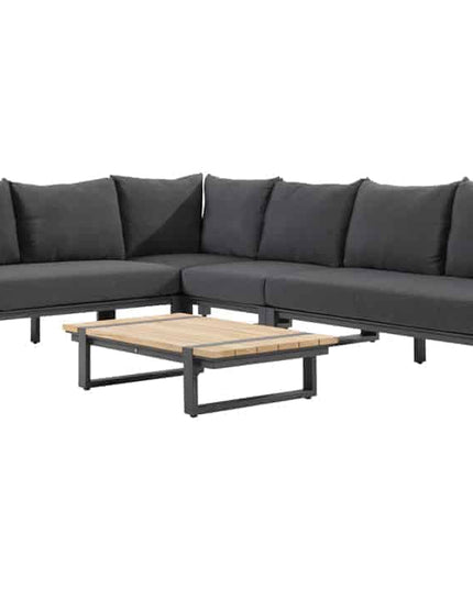 Taste 4SO Country loungeset modulair antraciet + salontafel 110 x 65 cm