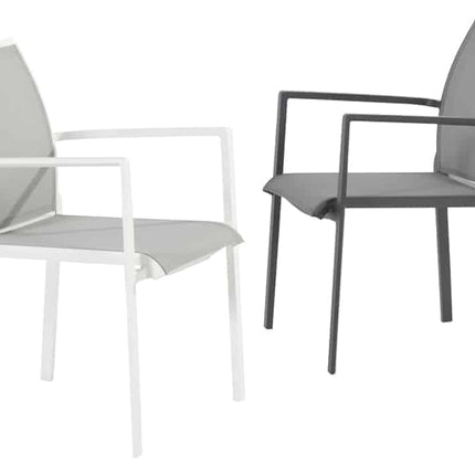 Taste 4SO Melbourne Dining + Fiesta Tisch mit Teaktisch -Tisch 90 Ø CM