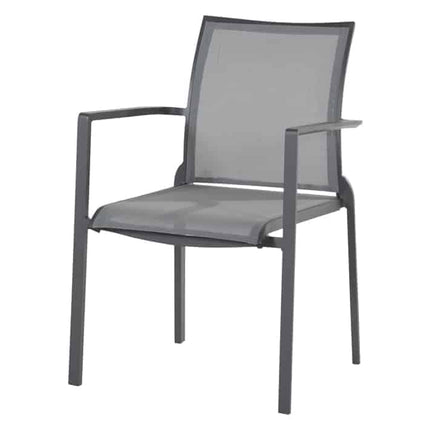 Taste 4SO Melbourne Dining + Fiesta Tisch mit Teaktisch -Tisch 90 Ø CM