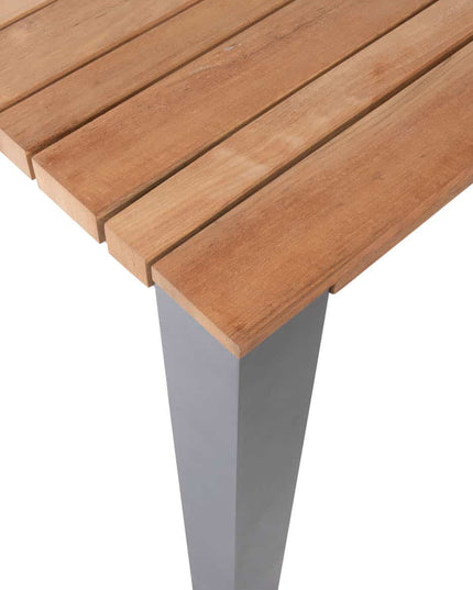 Taste 4SO Tosca Dining Anthrazit + Ridge Teak Tabelle 220 cm