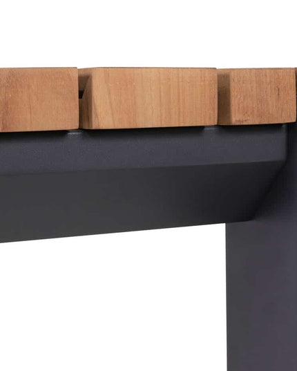 Taste 4SO Tosca Dining Anthrazit + Ridge Teak Tabelle 220 cm