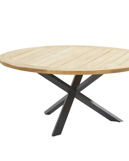 Taste 4SO Prego Dining + Prado Teak Tabelle 160 Ø CM
