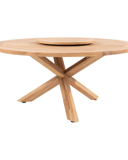 4 Seasons Outdoor Murcia Dining Olive + Taste 4SO Prado Teak Tabelle 160 Ø CM