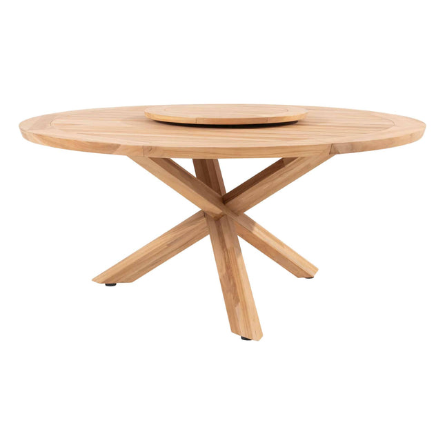 Taste 4SO Eva dining + Prado teak tafel 160 Ø cm