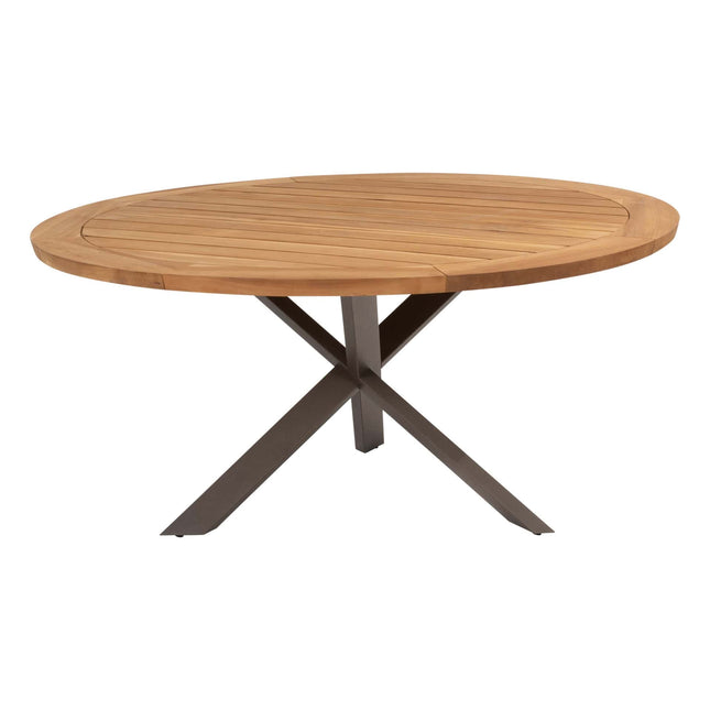 Taste 4SO Prado teak tafel 160 Ø cm terre onderstel