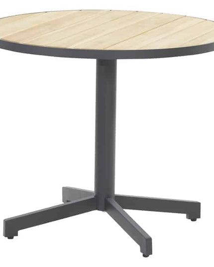 4 Seasons Outdoor Fabrice Essanthrazit + Geschmack 4SO Fiesta Bistro Tabelle 90 Ø CM