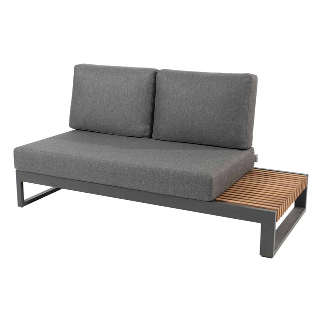 Taste 4SO Kioto loungeset modulair antraciet + salontafel 120 x 60 cm