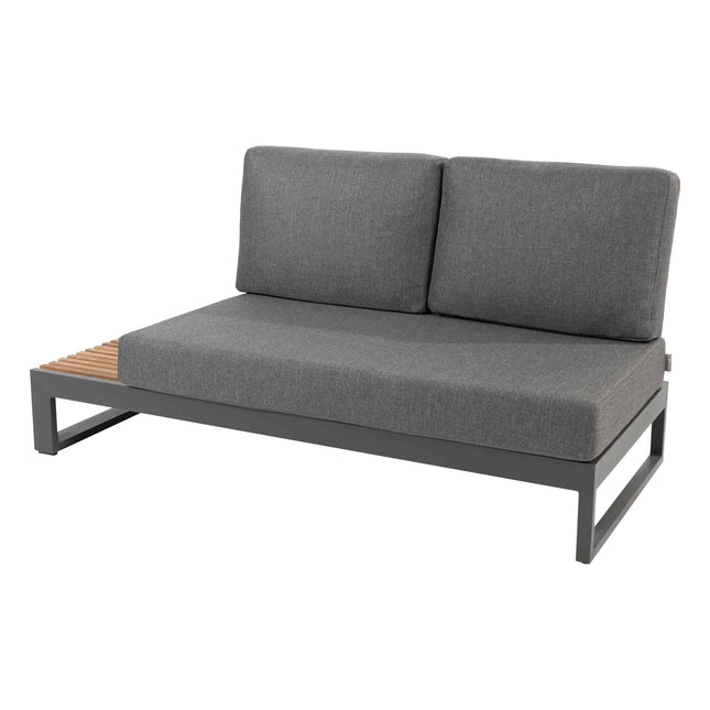 Taste 4SO Kioto loungeset modulair antraciet + salontafel 120 x 60 cm