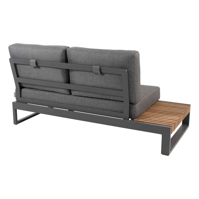 Taste 4SO Kioto loungeset modulair antraciet + salontafel 120 x 60 cm