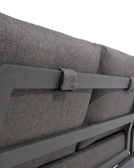Taste 4SO Kioto loungeset modulair antraciet + salontafel 120 x 60 cm