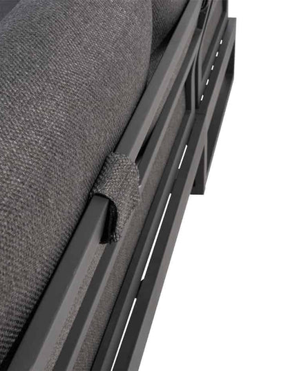 Taste 4SO Kioto loungeset modulair antraciet + salontafel 120 x 60 cm