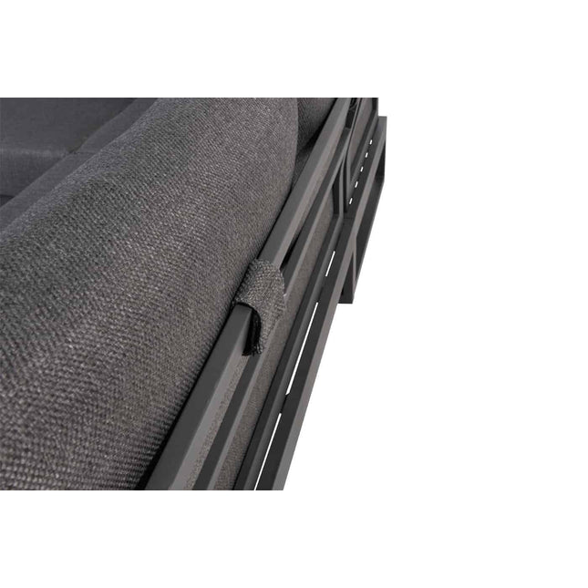 Taste 4SO Kioto loungeset modulair antraciet + salontafel 120 x 60 cm
