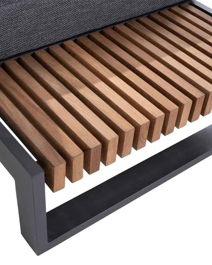 Taste 4SO Kioto loungeset modulair antraciet + salontafel 120 x 60 cm